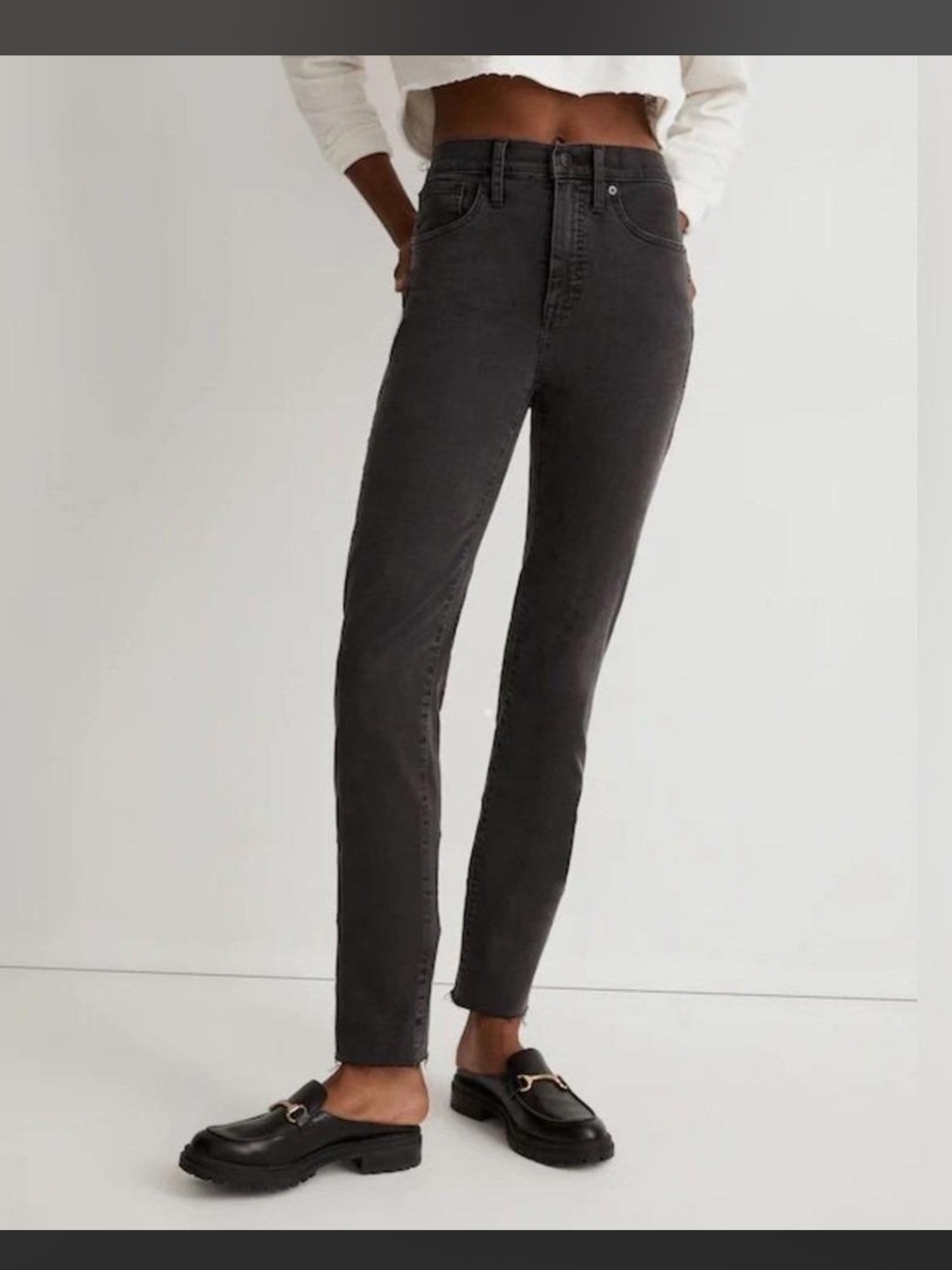 NWT Madewell mid rise stovepipe jeans size 27